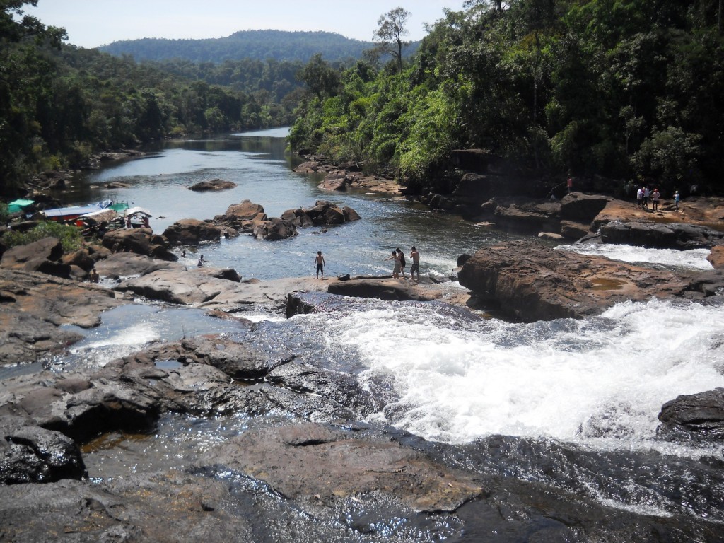 One of the many waterfalls in Koh Kong, By: Gabi Yetter