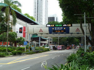 ERP gate on Orchard Road, By: M. Roach 
