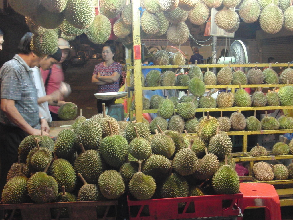 durian stall Jalan Alor