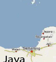 Karimunjawa map central Java