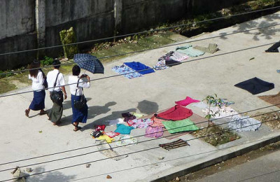 After days of rain, some sunshine to dry the wash