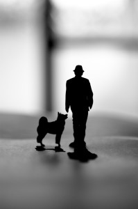 Lonely man with his dog, By: Tri Susanto