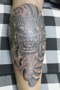 Bali touch, a barong tattoo by Rudi