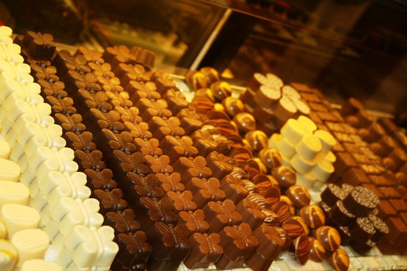 Row & rows of chocolate, By: Gabi Yetter