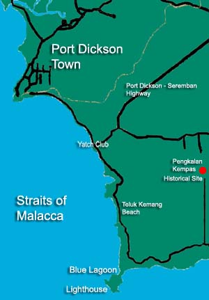 Port Dickson map