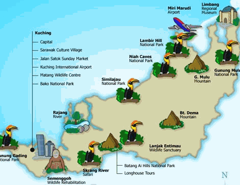 Introduction to Sarawak: the Land of the Hornbills - Latitudes