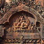 Banteay srey carving, By: Vijay Khurana