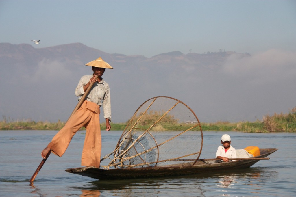 Fisherman at Inle Lake