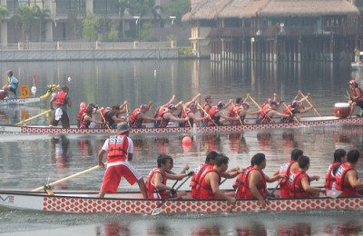 Malaysians celebrating the Dragon Boat Festival, By: Graham Hills