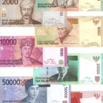 Indonesian Rupiah notes: colorful & with a lot of zeros!