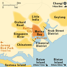 Map Marina Bay