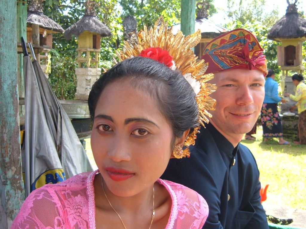 Gerard and Komang on Bali