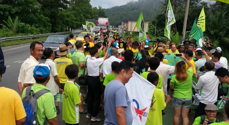 kuantan of interest point to Environmental 300 Malaysian Walk Activists KM Demand