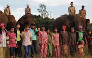 The local Bunong staff and elephants await you at Elephant Valley Project Mondulkiri Cambodia